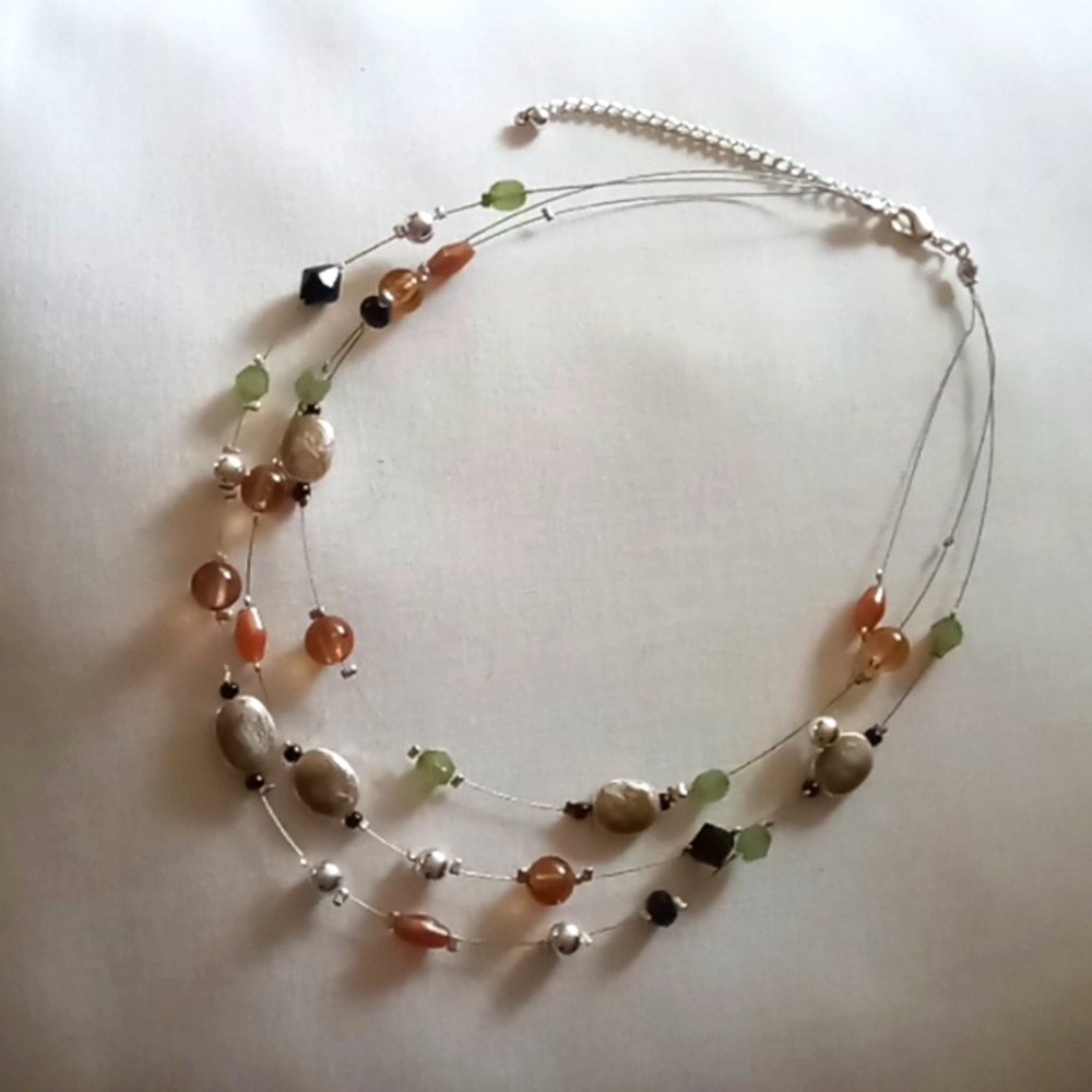 Layered Beaded Necklace